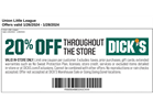 20% off at DICK's Sporting Goods